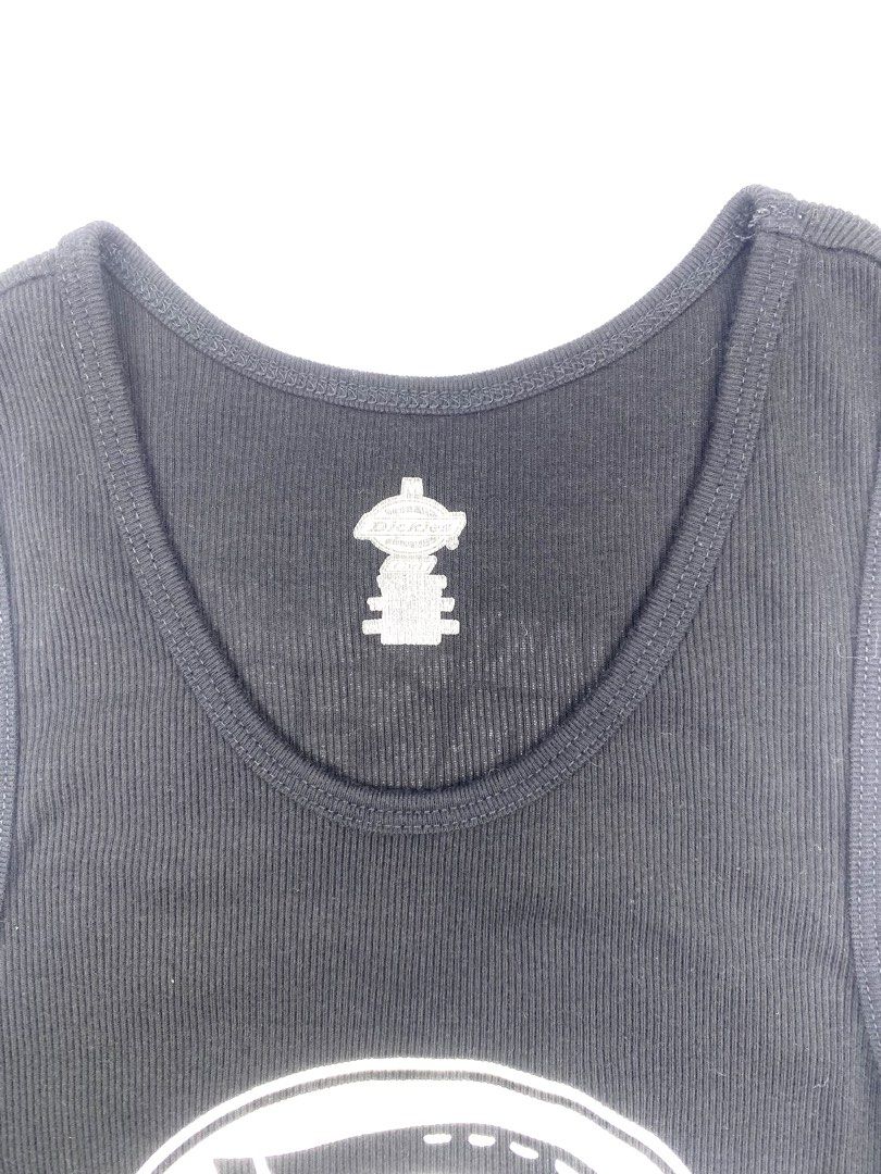 2000’s Dickies Ribbed Tank Top (Category: Sleeveless) located in Angeles City. Submitted by fruits.ph (Listing ID 1462493780, Image 3). Description: Measurements B:13” W:11.5” L:26” Size on Tag: M Best Fit: L-XL *Flat lay measurements* Mannequin Size: M (34”; 25”) Color Rate: 10/10 Flaws: None Fabric Type: Ribbed Cotton/ Stretchable Fabric ***Color may vary due to lighting. This item is properly washed and disinfected.*** .