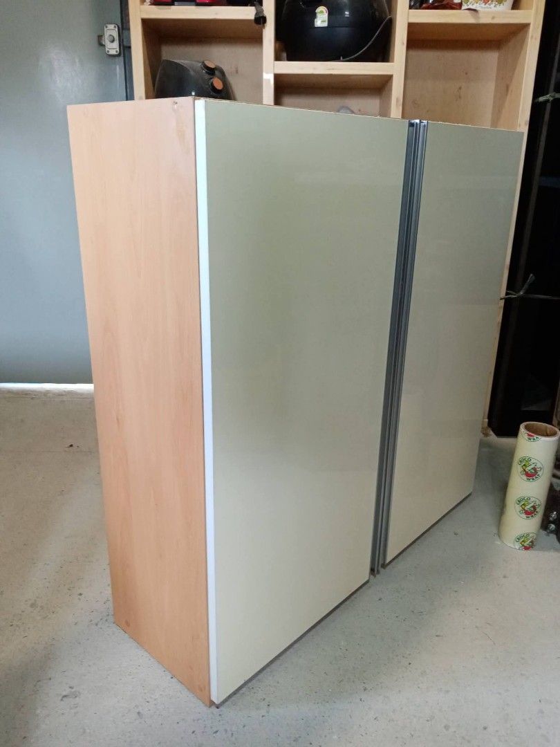 2 Door Kitchen Cabinet (Category: Bathroom & Kitchen Fixtures) located in Manila. Submitted by lynsantosmarcos (Listing ID 1462637078, Image 3). Description: 2 Door Kitchen Cabinet Adjustable and Removable Shelvings Size: 39 x 12.5 x 39 inches Height Guaranteed in Good Condition Ready to Use Pwede din hanging cabinet.