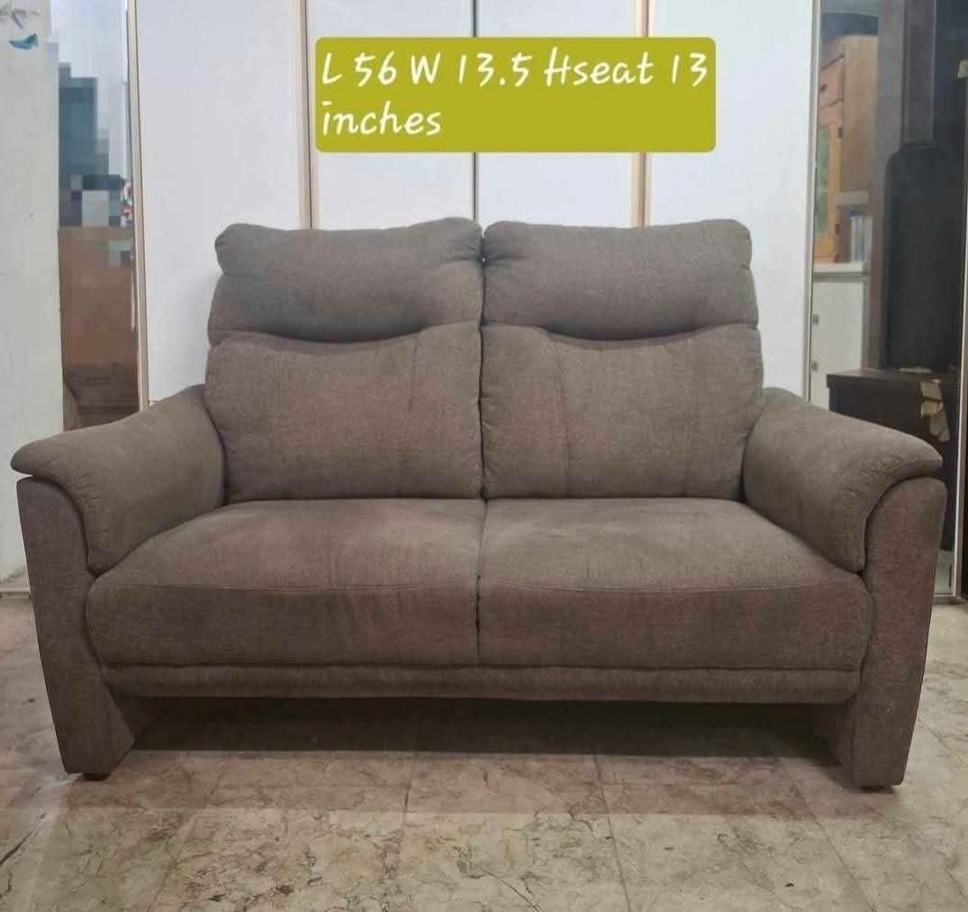 2 Seater High Back Sofa Couch (Category: Sofas) located in Quezon City. Submitted by dannikkishoppe2 (Listing ID 1462486533, Image 2). Description: 2 Seater High Back Sofa Couch ‼️₱9000‼️ *fabric *firm foam Please manage your expectations as there might be minimal flaws. Color may vary due to lighting, it may appear darker or lighter in person. Check photos first before buying. Please refrain from purchasing if you are particular about USED items