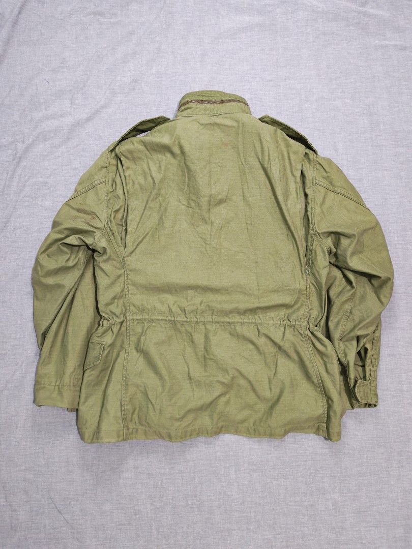 70s 80s us army m65 field jacket (Category: Coats, Jackets and Outerwear) located in Baguio. Submitted by used_clothing2600 (Listing ID 1462454069, Image 2). Description: 70s 80s US army m65 field jacker size meduim regular good condition pit to pit 23 length 30 shoulders 19.5 sleeve length 24.5.