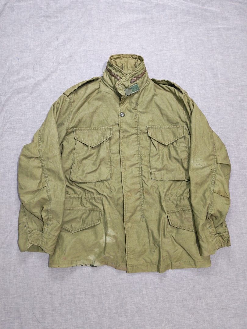 70s 80s us army m65 field jacket (Category: Coats, Jackets and Outerwear) located in Baguio. Submitted by used_clothing2600 (Listing ID 1462454069, Image 1). Description: 70s 80s US army m65 field jacker size meduim regular good condition pit to pit 23 length 30 shoulders 19.5 sleeve length 24.5.