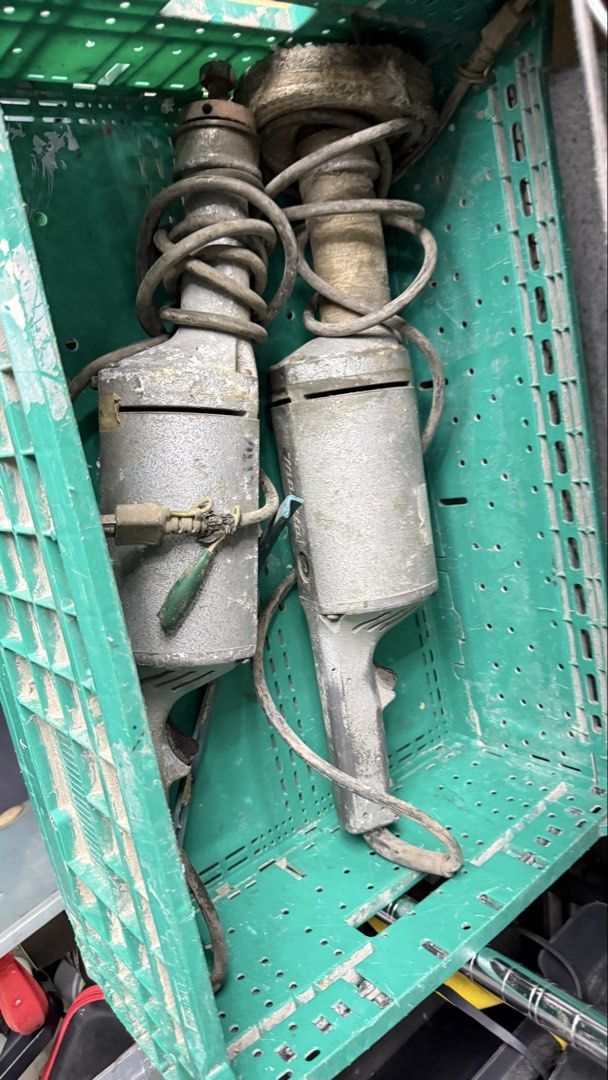 🚨TAKE ALL 🚨7 power tools for TAKE ALL🚨 (Category: Industrial Equipment) located in Quezon City. Submitted by steeephy (Listing ID 1462537821, Image 3). Description: 🔨 USED POWER TOOLS FOR SALE — QUEZON CITY Clearing out 7 heavy-duty workshop/construction power tools. Genuine Makita / Maktec units, all pre-owned with visible signs of use, dust, and age. 🔧 AVAILABLE ITEMS 🟢 Makita LS1040 Compound Miter Saw • 10” / 255–260mm blade • 1,650W • 2