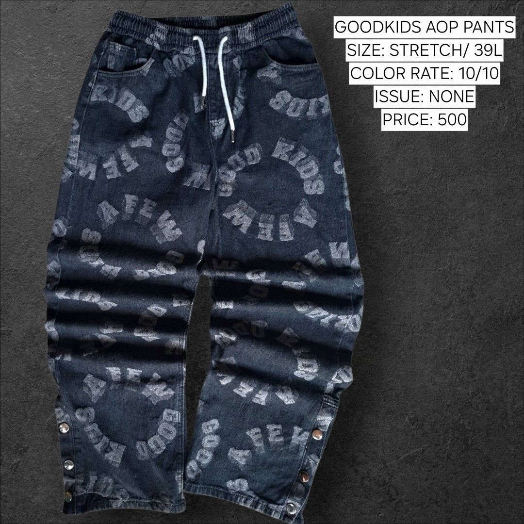 A FEW GOOD KIDS PANTS (Category: Jeans) located in Cavite. Submitted by behindourstyle (Listing ID 1462501977, Image 1). Description: 500+sf 📢SELECTED/ BRANDED ITEMS 📢COLOR MAY VARY DUE TO LIGHTING 📢ALL ITEMS ARE NOT BNEW MANAGE YOUR EXPECTATIONS 📢PM FOR MORE DETAILS 📢BUYER WILL SHOULDER THE SHIPPING FEE 📢MODE OF PAYMENT: GCASH/CASH SAFE ANG CASH MO DITO AT IWAS KAPA SA SCAM! 🚚 J&T AND LALAMOVE 📍LOCATION: Imus cavite.