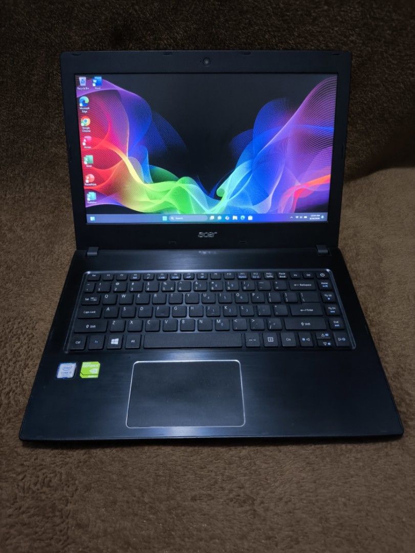 Acer laptop i3 7th gen (Category: Laptops & Notebooks) located in Quezon City. Submitted by lutz15 (Listing ID 1462611659, Image 2). Description: Acer laptop Processor: i3 7th gen Memory: 8gb dam ddr4 Storage: 128gb nvme fast boot Screen:14inch HD Videocard: dual Intel UHD graphics 620 + nvidia geforce 940mx 2gb Good battery life 5 to 6hrs Unit and original charger Window 11 Ms office installed Good battery Good keyboard Good speaker Built in cam