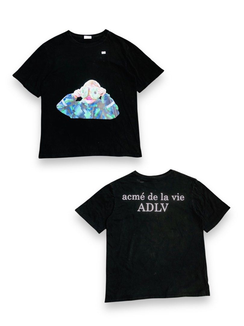 Acme De La Vie (Category: Tshirts & Polo Shirts ) located in Angeles City. Submitted by wwdrip (Listing ID 1462597467, Image 1). Description: Acme De La Vie♻️ •Width : 20 •Length : 28 •Size : M-L •Color rate : 9.6/10 •Condition : excellent to as new •need wash only ₱700.