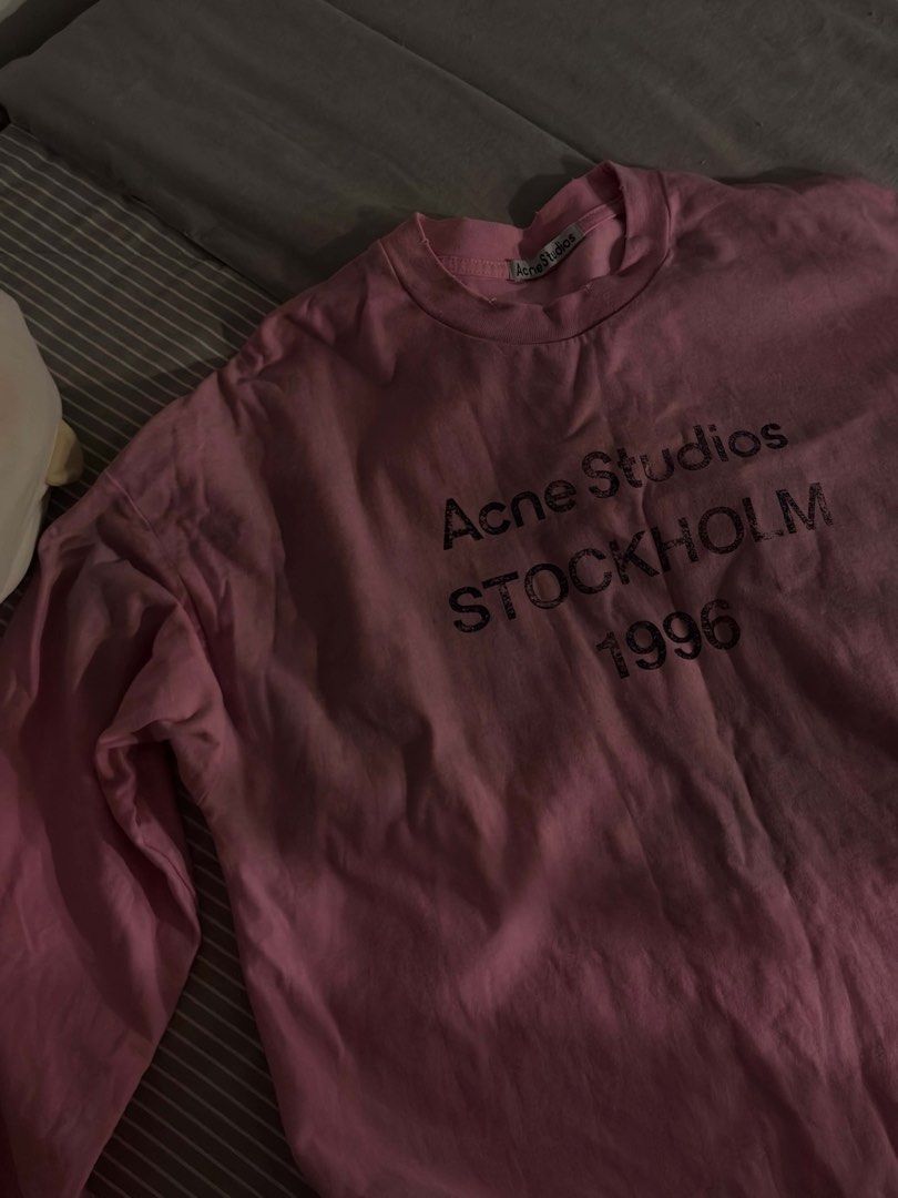 Acne Studios Stockholm in Pink (REP) (Category: Tshirts & Polo Shirts ) located in Manila. Submitted by naravitism (Listing ID 1462583897, Image 3). Description: Worn it once on my last bday. .