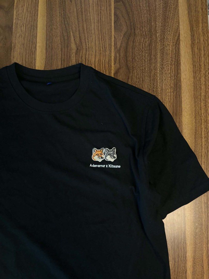 Ader x Maison Kitsune (Category: Tshirts & Polo Shirts ) located in General Santos City (Dadiangas). Submitted by jancocoby (Listing ID 1462511249, Image 2). Description: Good as new Color rate 9.5 Size Large Fit 22x27 .