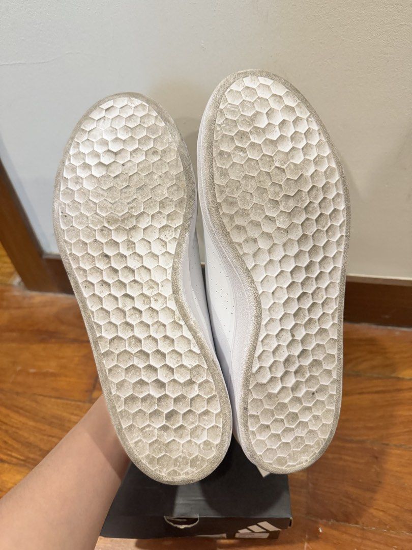 Adidas Advantage Base White GQ2064 US9.5 (Category: Sneakers) located in Quezon City. Submitted by moniquecloset (Listing ID 1462477387, Image 2). Description: Worn only once.