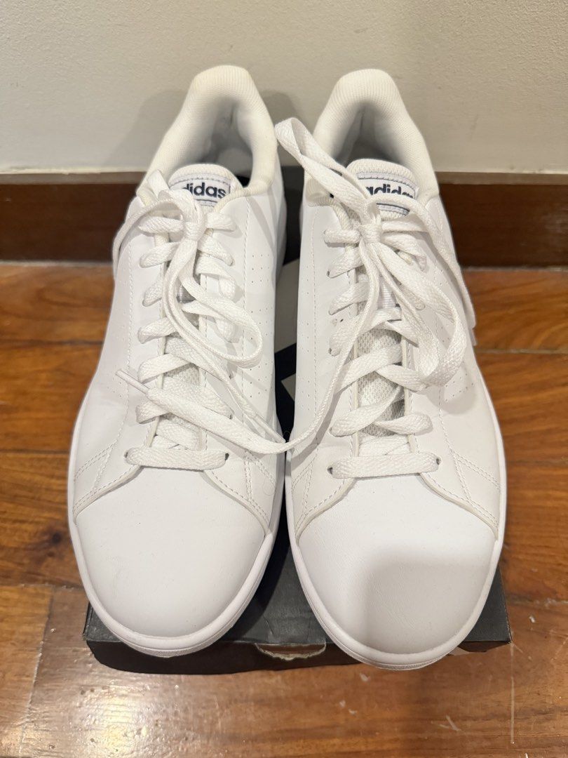 Adidas Advantage Base White GQ2064 US9.5 (Category: Sneakers) located in Quezon City. Submitted by moniquecloset (Listing ID 1462477387, Image 1). Description: Worn only once.
