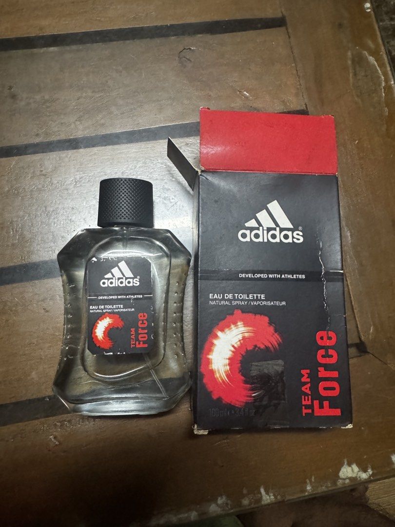 Adidas Fragrance Perfume (Category: Fragrance & Deodorants) located in Rizal. Submitted by paolosbodega (Listing ID 1462676657, Image 3). Description: - Gift from friend - Sprayed once, di ko type amoy. - Malakas, kanto palang amoy kana. - Natambak lang sa aparador..