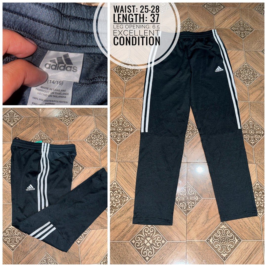 ADIDAS KIDS/TEENS TRACK PANTS (Category: Joggers) located in Taguig. Submitted by jayveealfaro12 (Listing ID 1462496020, Image 1). Description: Sizes and Condition indicated at the photo description.