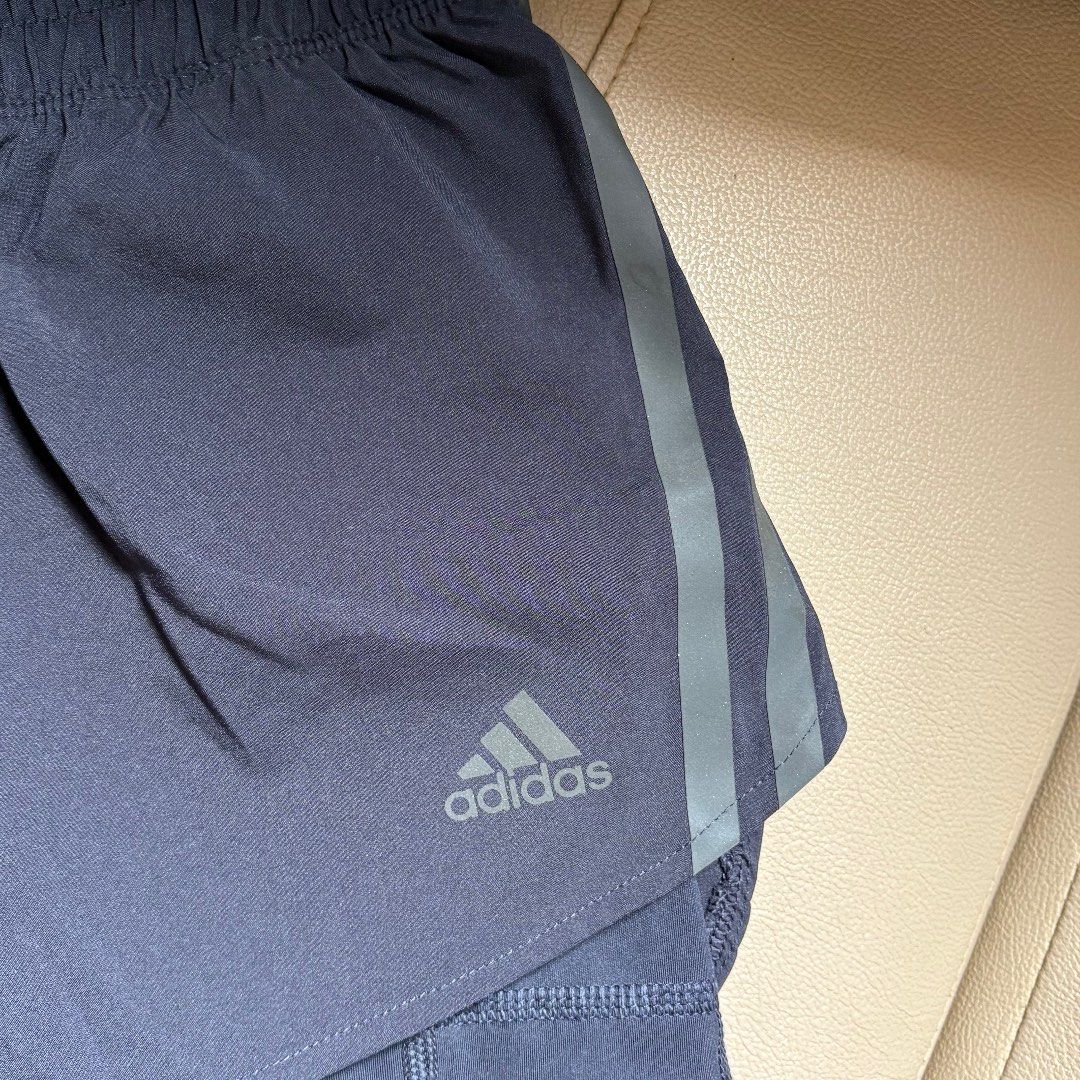 ADIDAS navy blue active skirt (Category: Activewear) located in Cagayan de Oro. Submitted by liannadeclutters (Listing ID 1462480476, Image 2). Description: 📍Cagayan de Oro City • fits XS-S, waist 25-27 • has inner cyclings that are silicone gel at the ends to prevent them from going up • also a skirt at the back! looks really cute on • MOP: gcash • MOD: nationwide shipping via j&t express / delivery via maxim (within CDO) ☆ payment first throug