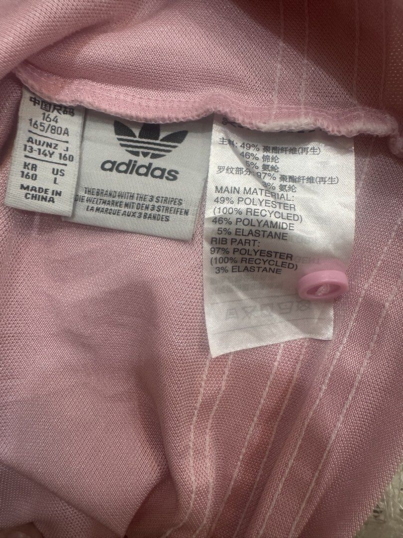 ADIDAS Pink top (Category: Blouses) located in Quezon City. Submitted by TGDL123 (Listing ID 1462607783, Image 2). Description: Ladies Adidas 15x19x20”.