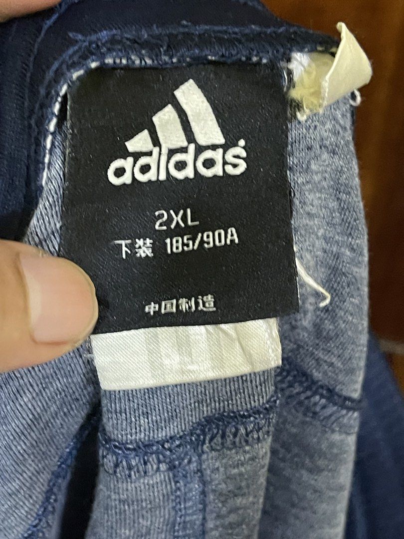 Adidas Shorts (Category: Shorts) located in Marikina City. Submitted by greatfindsmnlph (Listing ID 1462656895, Image 3). Description: Adi das Shorts Price: 250 Size: XXL Waistline: 40-46 Length: 24 Hemline: 15 Color: Dark Blue Color Rate: 10/10 Condition: 10/10 almost new Very nice in actual.