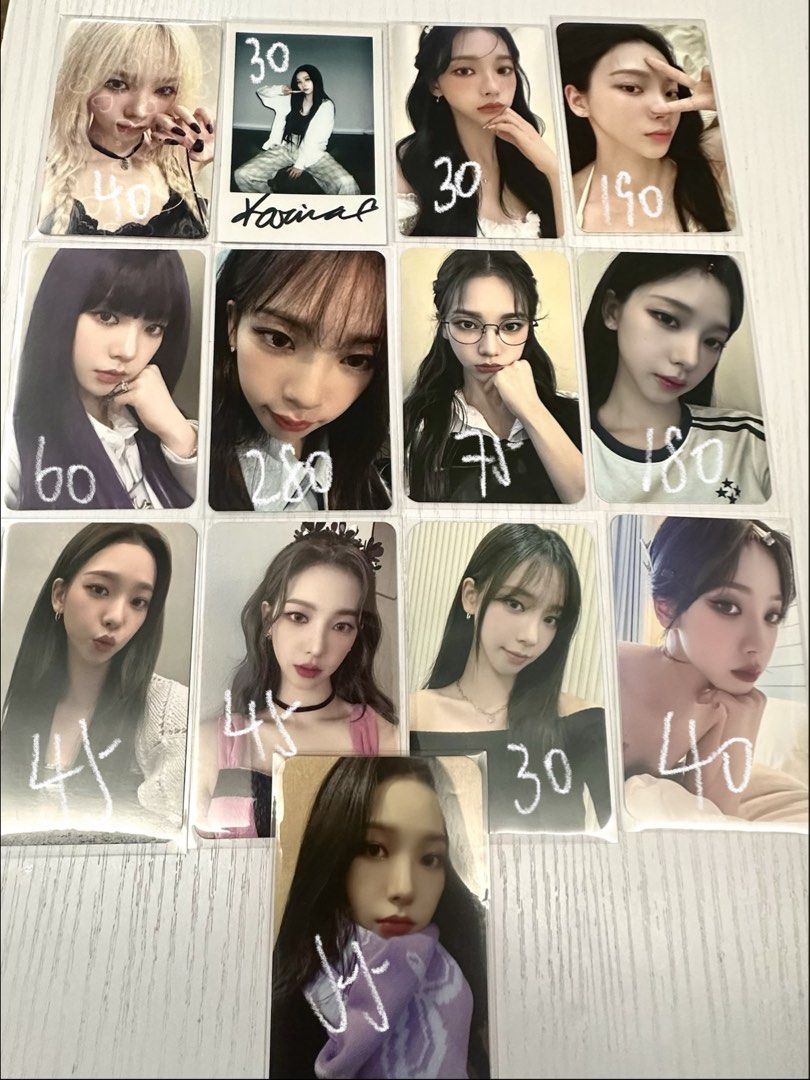Aespa Karina小卡 （分類：韓流周邊）位於 Hong Kong。 由 k1kiii 提交（商品編號 1462578352，圖片 1）。簡介： 圖上價～ 多買可議價 🉑郵寄（超過$30包郵） 🉑面交（超過$70 ）。