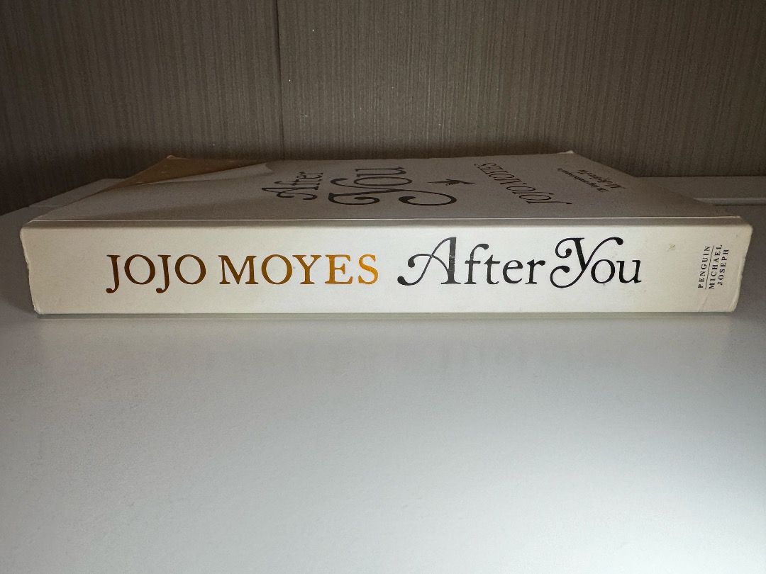 After You by Jojo Moyes - Large Paperback (Category: Storybooks) located in Quezon City. Submitted by pinkc0conut (Listing ID 1462522689, Image 3). Description: After You - Authentic Copy - Flaw: spine crease - Mode of Payment: GCash, payment first.