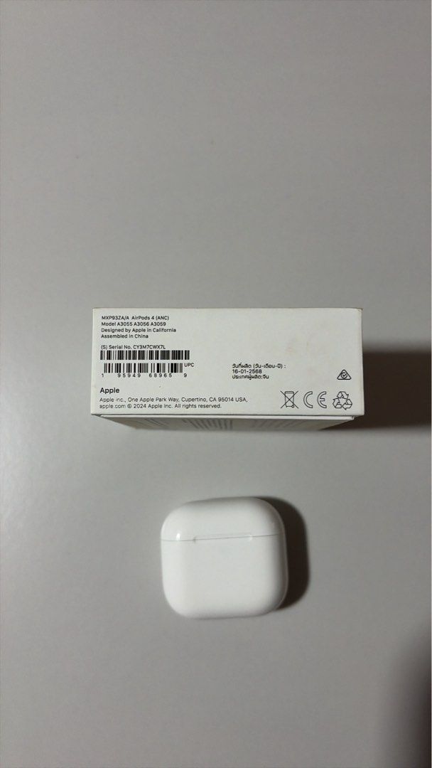 Airpods 4 with Active Noise Cancellation (ANC) (Category: Earphones) located in Manila. Submitted by agraxxx (Listing ID 1462557693, Image 2). Description: For sale Airpods 4 with Active Noise Cancellation CASE AND LEFT AIRPOD ONLY Purchased August 2025 Very good condition. Battery like new, used very seldom only. No dents Rfs: lost right airpod. already purchased new airpods. Meetup: Manila/ Pangasinan area .