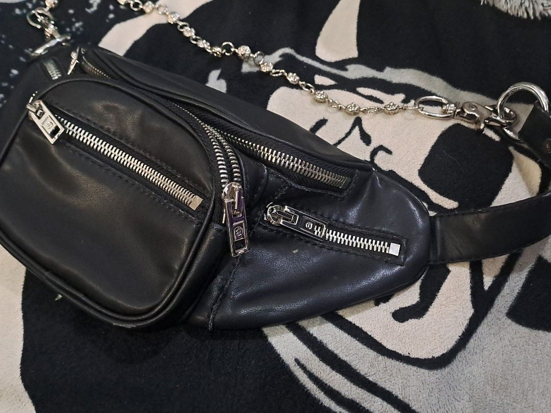 Alexander Wang Attica Fanny Packl (Category: Luxury Bags & Wallets) located in Puerto Princesa. Submitted by jercksthriftph (Listing ID 1462675588, Image 3). Description: Alexander Wang Attica Fanny Pack , Excellent Condition , need cleaning item is thrifted/ukay , issue replacement chain/sling.