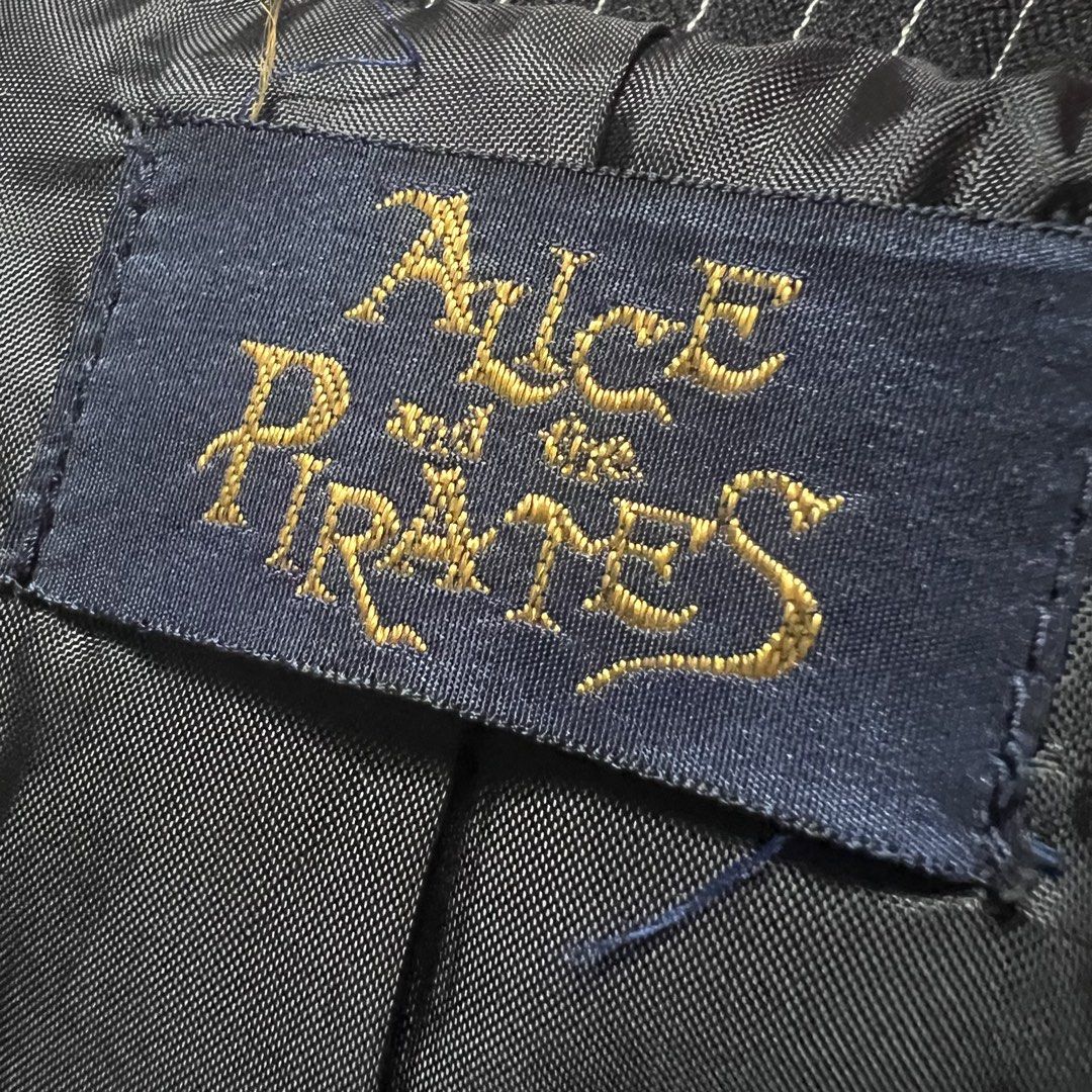 ALICE and the PIRATES (Category: Coats, Jackets and Outerwear) located in Lucena. Submitted by netnyahyo (Listing ID 1462474406, Image 3). Description: ALICE and the PIRATES collab w Disney. vampire breasted polo front length - 20.5 mid part / side 23. Alice and the Pirates launched in 2004 in Tokyo, Japan. The brand’s concept was inspired by Alice in Wonderland getting lost and entering into the world of pirates. The brand was created to be a fo