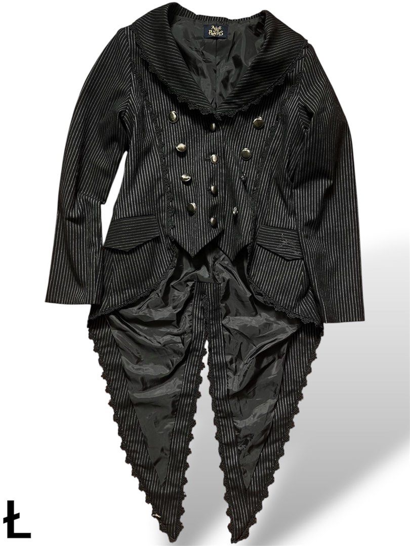 ALICE and the PIRATES (Category: Coats, Jackets and Outerwear) located in Lucena. Submitted by netnyahyo (Listing ID 1462474406, Image 1). Description: ALICE and the PIRATES collab w Disney. vampire breasted polo front length - 20.5 mid part / side 23. Alice and the Pirates launched in 2004 in Tokyo, Japan. The brand’s concept was inspired by Alice in Wonderland getting lost and entering into the world of pirates. The brand was created to be a fo