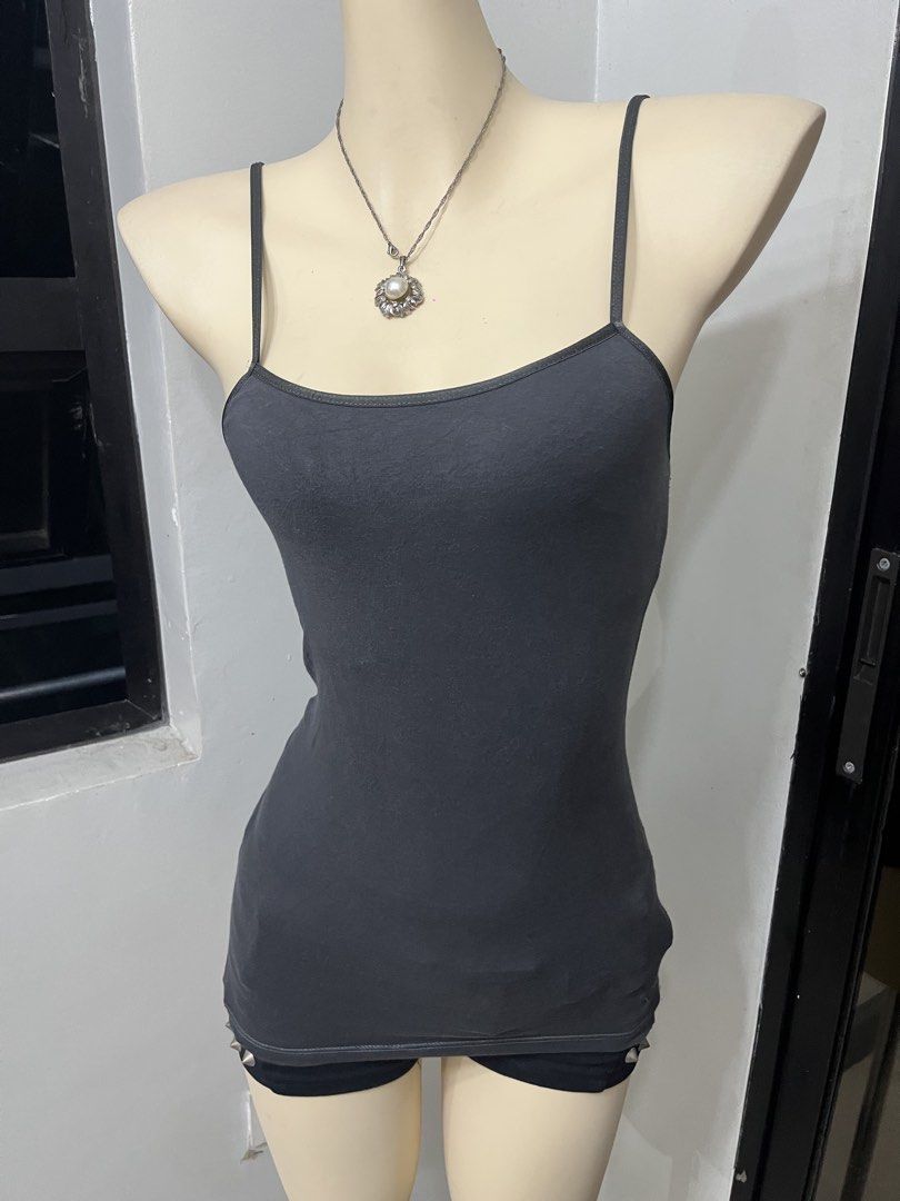 American Eagle sexy long cami with shelf bea and adjustable straps (Category: Sleeveless) located in Caloocan City. Submitted by onlyfromthepast (Listing ID 1462637457, Image 1). Description: 9.5/10 condition Xs-m ✅My bio before purchasing tia💕 ✅ All items are fresh from bales, Pls expect dirt,dust or stains .