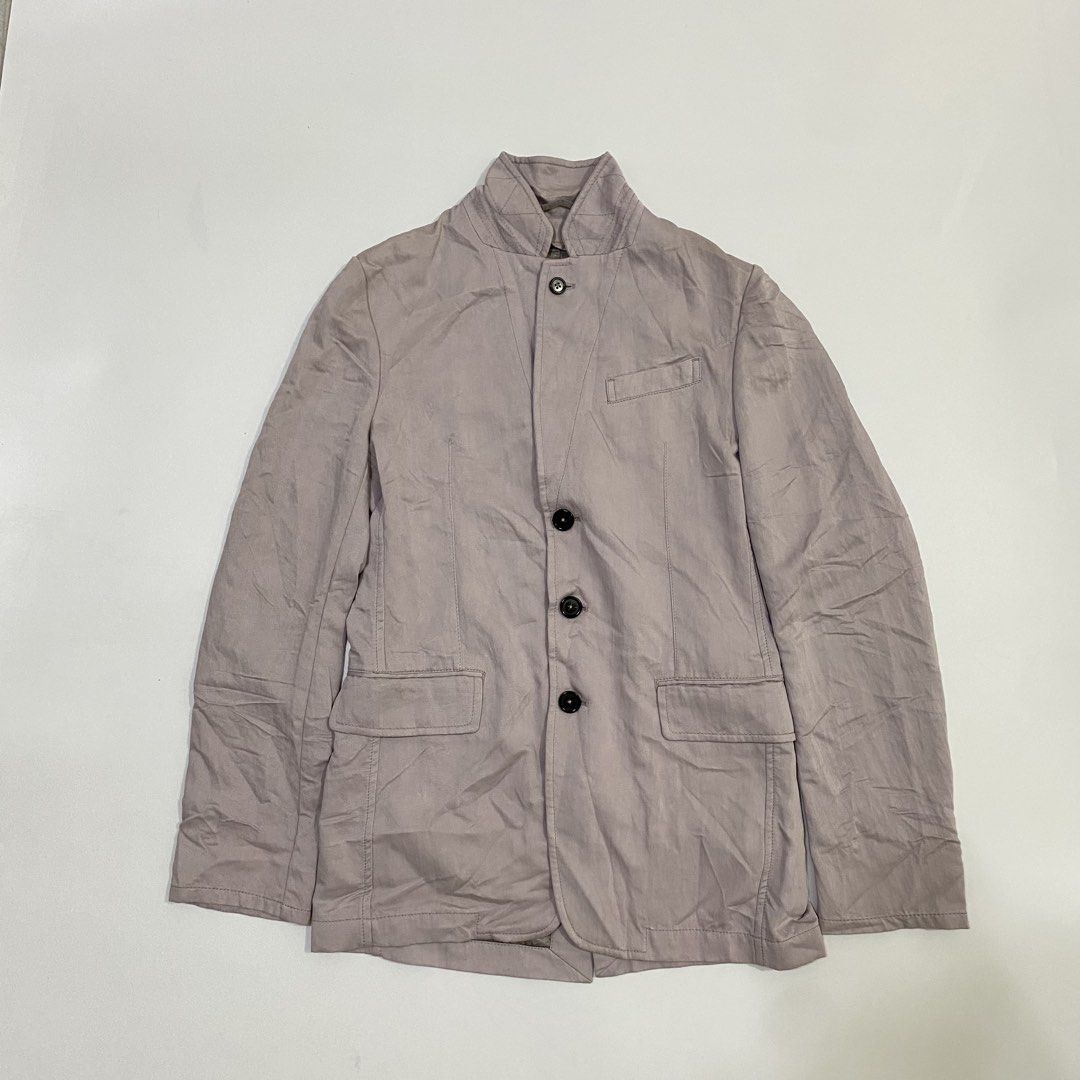 Ann Demeulemeester - Blazer Jacket (Category: Coats, Jackets and Outerwear) located in Cavite. Submitted by pastseas0n_ (Listing ID 1462574964, Image 1). Description: Ann Demeulemeester - Blazer Jacket Size : S FLAT MEASUREMENTS Width : 18 inches Length : 30 inches Shoulder : 16 inches Sleeve : 27 inches 9/10 CONDITION Authentic Pink Made in Portugal.