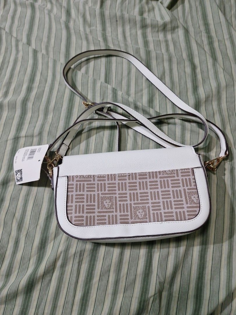 Anne Klein Flap Shoulder (Category: Cross-body Bags) located in Manila. Submitted by inaydearest (Listing ID 1462443215, Image 2). Description: color: Vanilla with cross body strap Negotiable price .