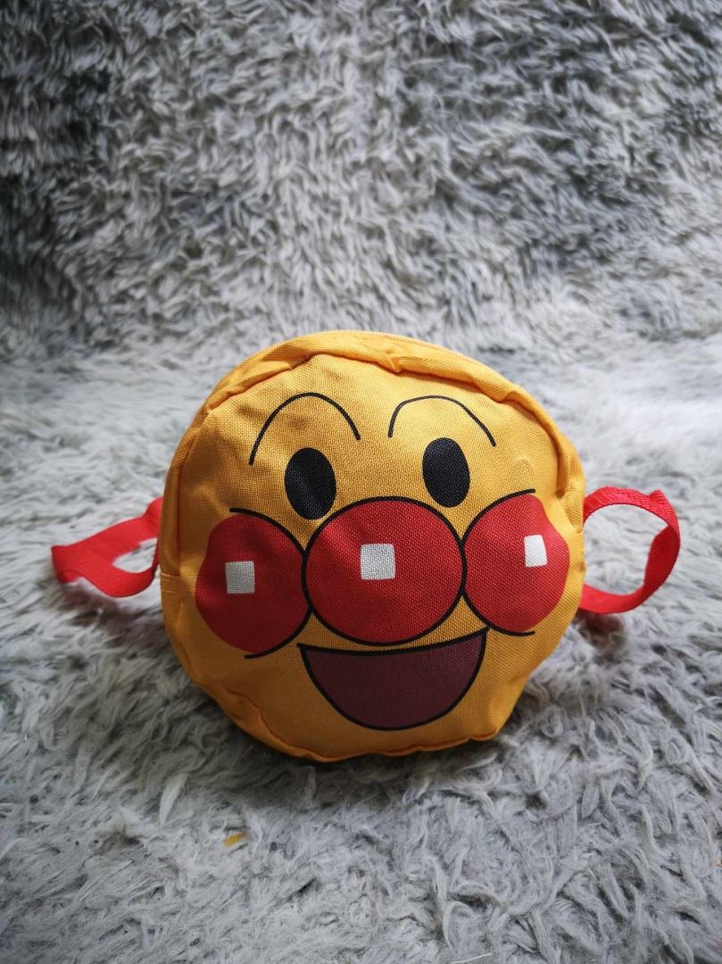 Anpanman Face Compact Pouch Kida Crossbody Bag (Category: Cross-body Bags) located in Santa Cruz. Submitted by jmy_surplus.2 (Listing ID 1462479268, Image 1). Description: Size ; L - 8 W - 8.4 Color ; Brown Type ; Crossbody bag Brand ; No brand Material ; Rayon Style ; Round Zipper Closure Kids Crossbody bag LR 129 JMY 1 Batch #221.