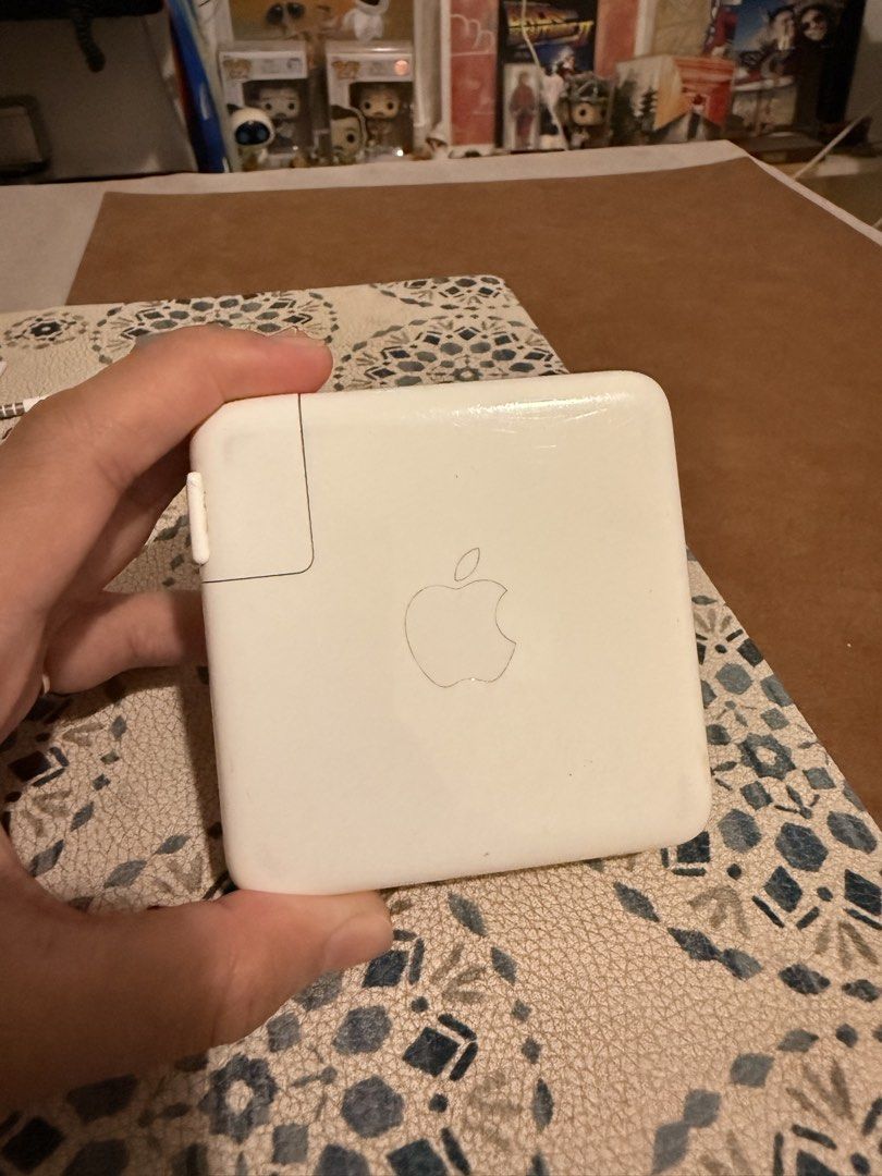 Apple Macbook 96W USB-C Power Adapter Model A2166 (Category: Chargers & Cables) located in Mandaluyong City. Submitted by ohayouclub (Listing ID 1462521226, Image 1). Description: - Genuine Apple 96W USB-C Power Adapter - Model: A2166 - Prongs are dented but still usable - Confirmed working - Reason for selling: Macbook Pro got bricked so we have no use for this anymore.