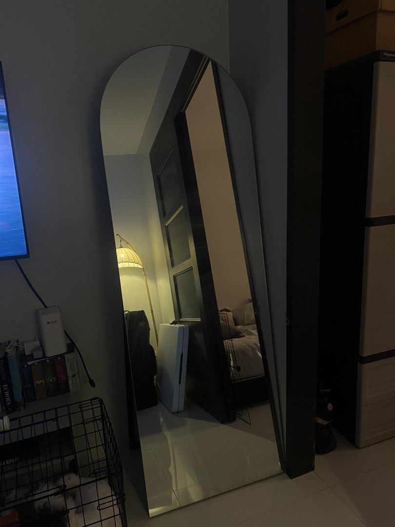 Arch Floor Mirror 2X6ft (Category: Mirrors) located in Taguig. Submitted by Dustin (Listing ID 1462647050, Image 2). Description: Issue: Small chip on the bottom corner of the mirror (visible in the last photo) RFS: I will be moving to a smaller condo unit. Original price: 4,500.