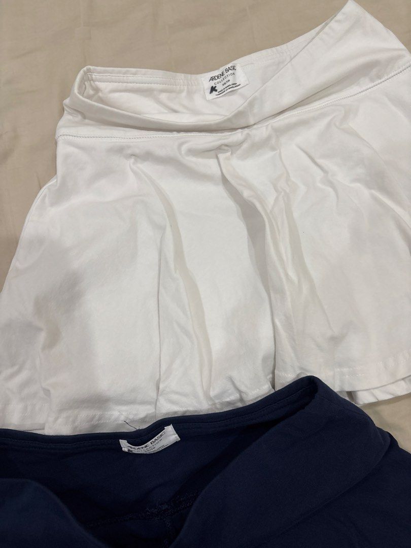 Ardene Basic Skirts (Navy & White) (Category: Skirts) located in Paranaque City. Submitted by kaescloset.18 (Listing ID 1462578269, Image 2). Description: - Set of 2 Arden B. Basic Skirts (Navy Blue & White) - cotton, stretchy material - Elastic waistband for a secure and flexible fit.