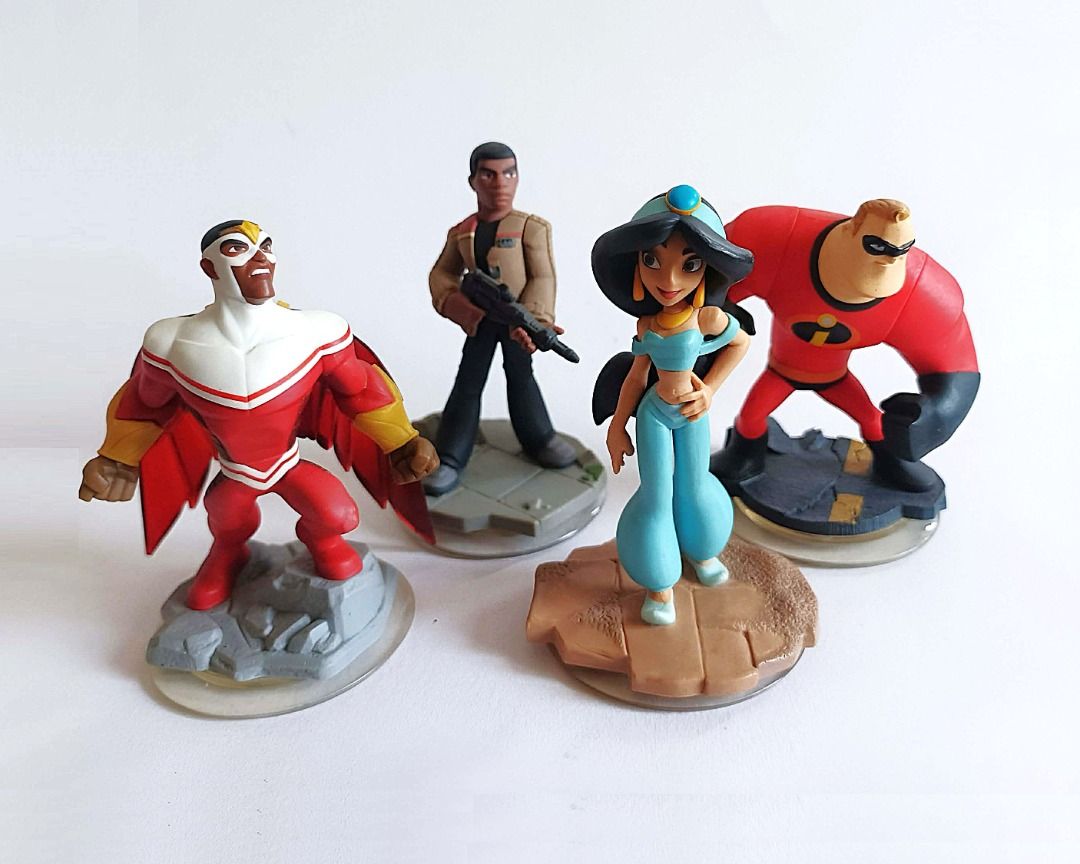Assorted Disney Infinity Figures for Sale (Category: Figurines & Statues) located in Cebu City. Submitted by comicare (Listing ID 1364974453, Image 1). Description: Please take time to READ: Assorted Disney Infinity Figures ₱350.00/each Characters available: • Mr. Incredible • Falcon - ❌SOLD❌ • Finn • Jasmine 📌 photo of actual item posted 📌 good as new 📌 fixed price 📌 payment 1st before shipping 📌 location is in Cebu City 📌 pm for more info
