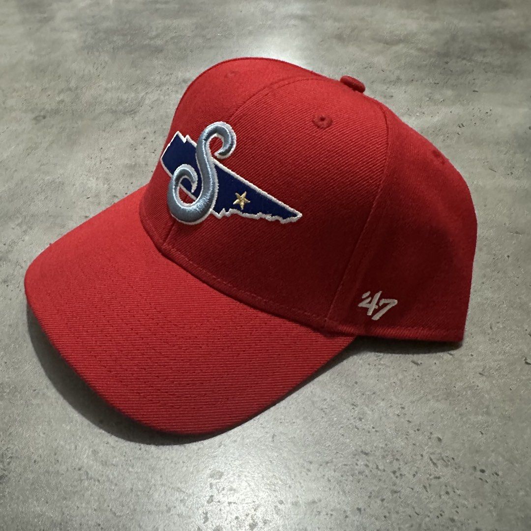 Authentic MiLB Tennessee Smokies '47 Brand Cap - Red (Category: Caps & Hats) located in Manila. Submitted by cold_sk1n (Listing ID 1462492479, Image 2). Description: Slightly nego Up for grabs is an official Minor League Baseball (MiLB) Tennessee Smokies cap by ‘47 Brand. Features the classic Tennessee state outline “S” front embroidery and “SMOKIES” spell-out on the back strap. Solid structured piece with clean, vibrant red fabric. Details: • Br
