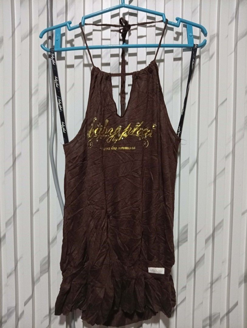 Baby Phat logo Halter neck sleeveless ( Authentic ) (Category: Sleeveless) located in Barotac Nuevo. Submitted by john.pritz (Listing ID 1462535770, Image 1). Description: baby phat Logo halter neck sleeveless ( Authentic ) Like new condi no issue xs to small pasok.