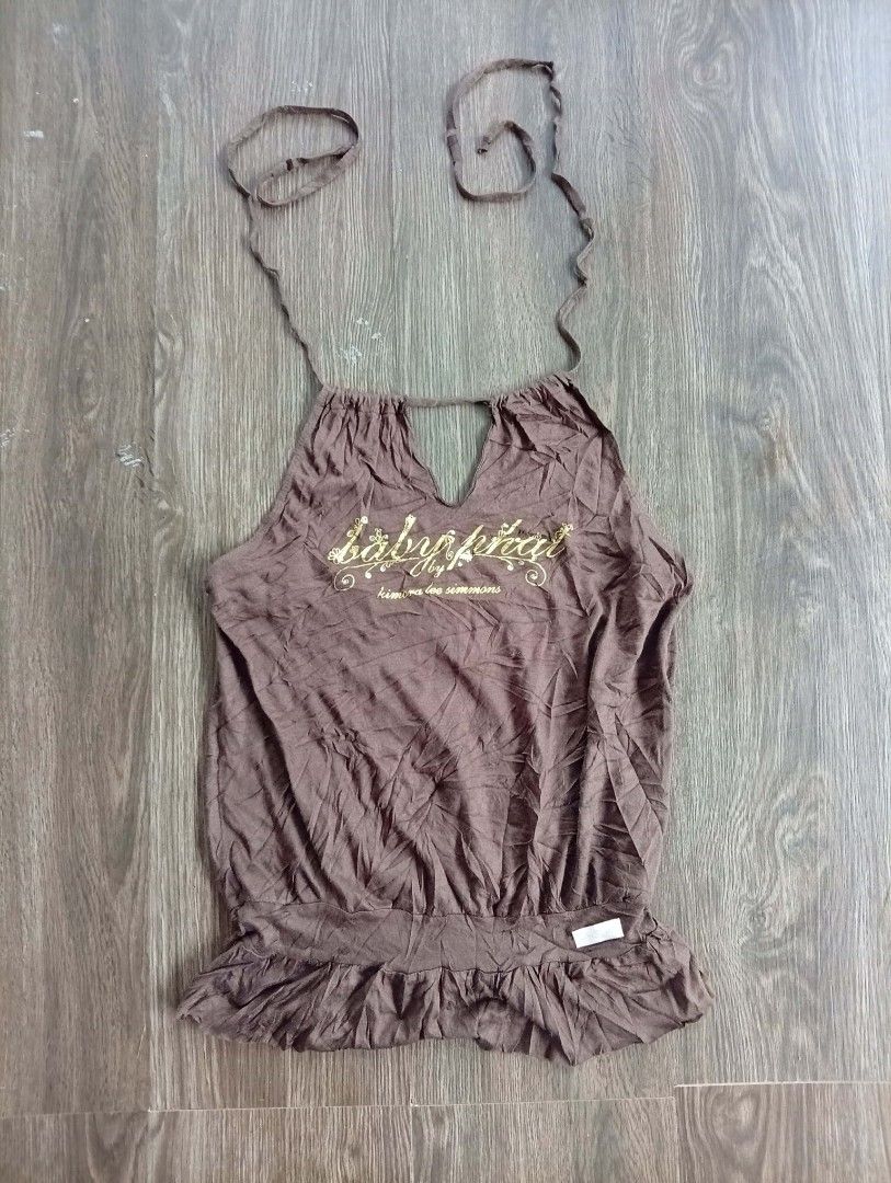 Baby Phat logo Halter neck sleeveless ( Authentic ) (Category: Sleeveless) located in Barotac Nuevo. Submitted by john.pritz (Listing ID 1462535770, Image 2). Description: baby phat Logo halter neck sleeveless ( Authentic ) Like new condi no issue xs to small pasok.