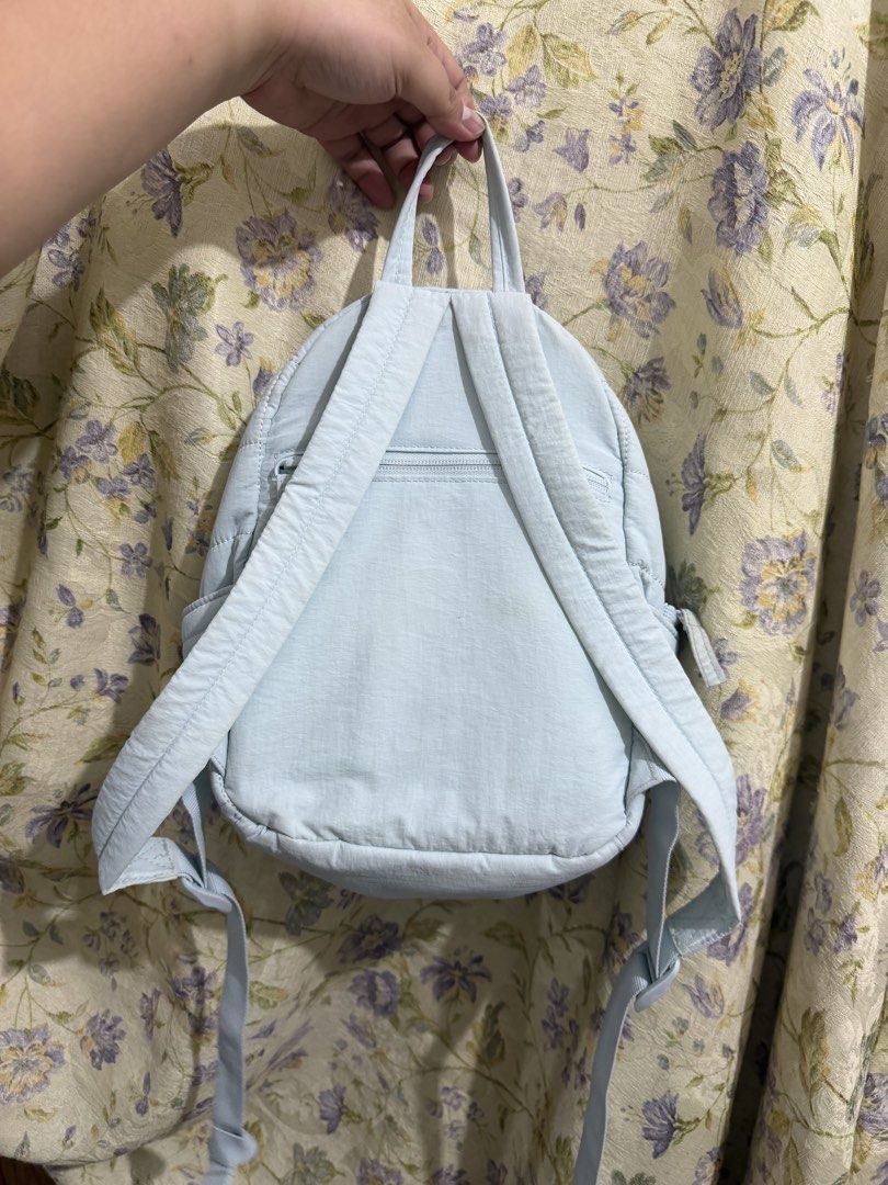 BAGSMART Quilted Mini Backpack Light Blue (Category: Backpacks) located in Binan City. Submitted by prelovedlagunaph (Listing ID 1462620233, Image 2). Description: - Cute light blue quilted mini backpack from BAGSMART. - Main compartment with an inner zip pocket. - Front zip pocket for smaller items. - Convenient side pockets. - Ideal for everyday use or travel. - Made in China..