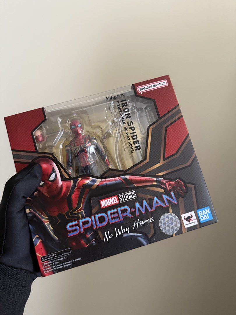 BANDAI SHF IRON SPIDER-MAN (Category: Figurines & Statues) located in Manila. Submitted by spideclutter (Listing ID 1462442930, Image 1). Description: MISB (SEALED).