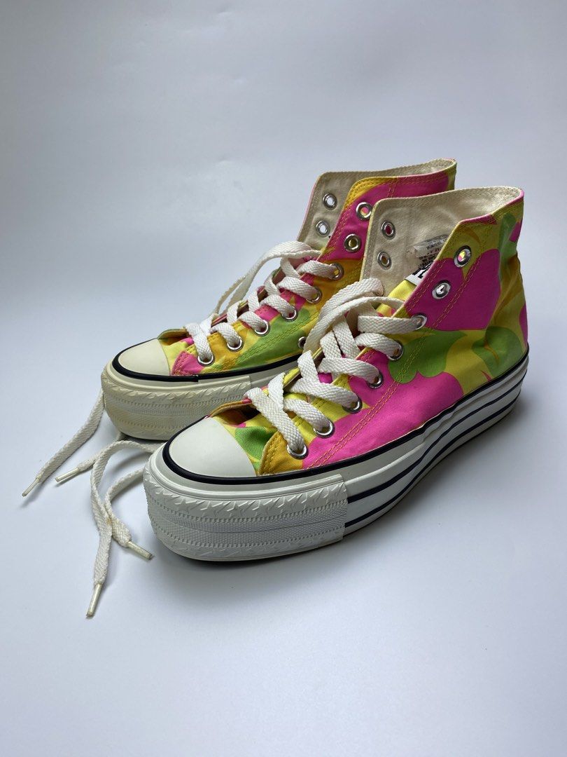 Bape - Apesta multicolor camou sneakers (Category: Sneakers & Footwear) located in Dasmarinas. Submitted by goodbuyartisanal (Listing ID 1462537863, Image 1). Description: Bape - Apesta multicolor camou sneakers size 6.5US /24.5cm Excellent condition Price : 3,000 + ship Pm me.