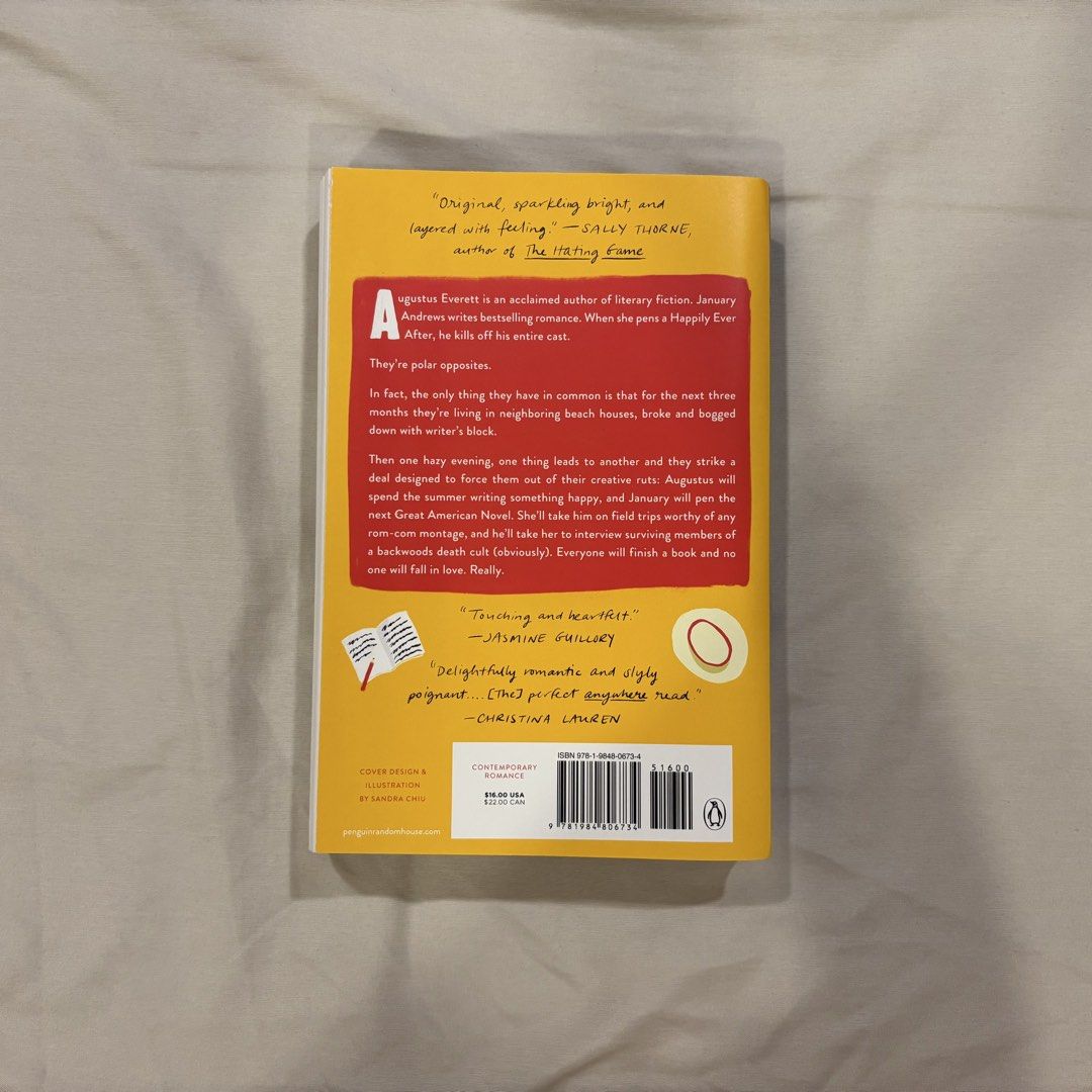 Beach Read (Emily Henry) (Category: Storybooks) located in Quezon City. Submitted by biasells (Listing ID 1462674478, Image 2). Description: -bought last june only -spine has marks (see fourth picture).