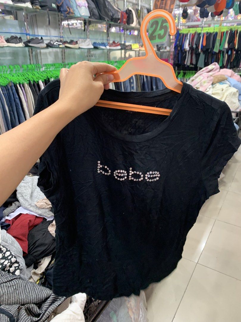 Bebe Shirt (Category: Shirts) located in Kabankalan. Submitted by leans_closet (Listing ID 1462611335, Image 1). Description: Darker in actual Color may vary due to lighting S-m Two missing rhinestones.