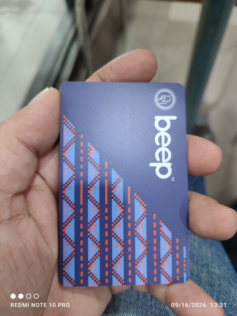 Beep Cards (Category: Other Mobile & Gadget Accessories) located in Manila. Submitted by laxer11 (Listing ID 1462472855, Image 2). Description: Meetup place Manila - doroteo jose sm manila recto Pasay - metropoint mall mrt lrt station Cubao - Farmers Cubao 711 Bon Chon Taft - pedro gil lrt mang inasal 711 Lalamove/grab express Maya/gotyme qr payment Brandnew beep cards 2030/2031 expiration Reload at any mrt/lrt stations Genuine/authorized beep ca