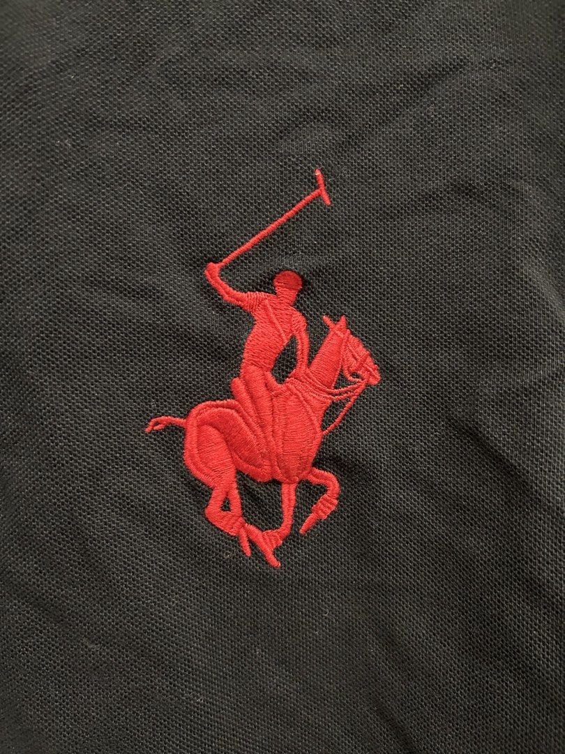 Beverly hills polo shirt (Category: Tshirts & Polo Shirts ) located in Quezon City. Submitted by k.srn17 (Listing ID 1462590626, Image 2). Description: MENS PLUS SIZE Beverly Hills Polo Shirt - black red Size XXL Dimensions (inches): 24w 31L Condition: Like New No issues Color rate: 9.5/10 Location: Cubao QC Mode of Payment: Gcash, Bank transfer Price negotiable, PM me!.