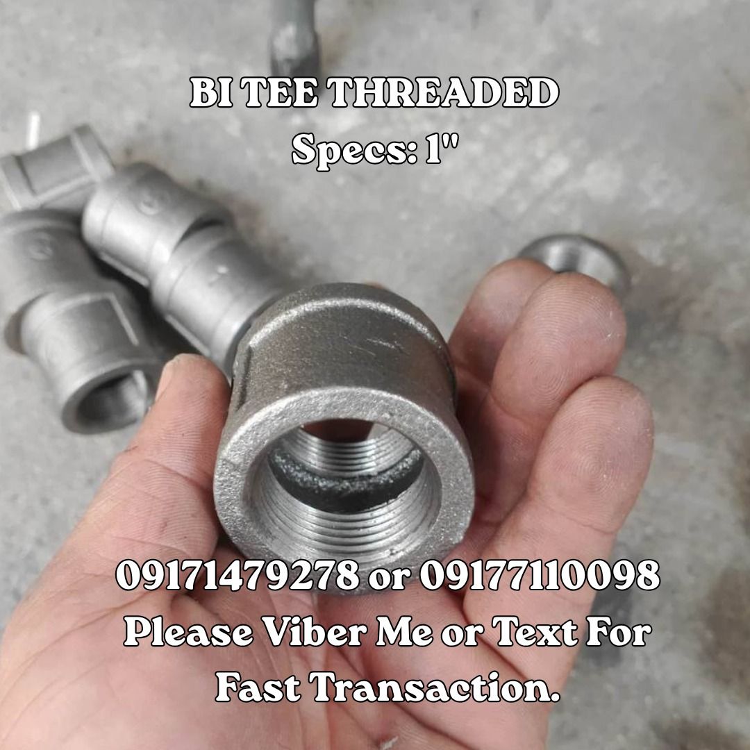 BI TEE THREADED Specs: 1" (Category: Home Improvement Tools & Accessories) located in Manila. Submitted by 09171479278_elsie. (Listing ID 1462506010, Image 1). Description: BI TEE THREADED Specs: 1" .