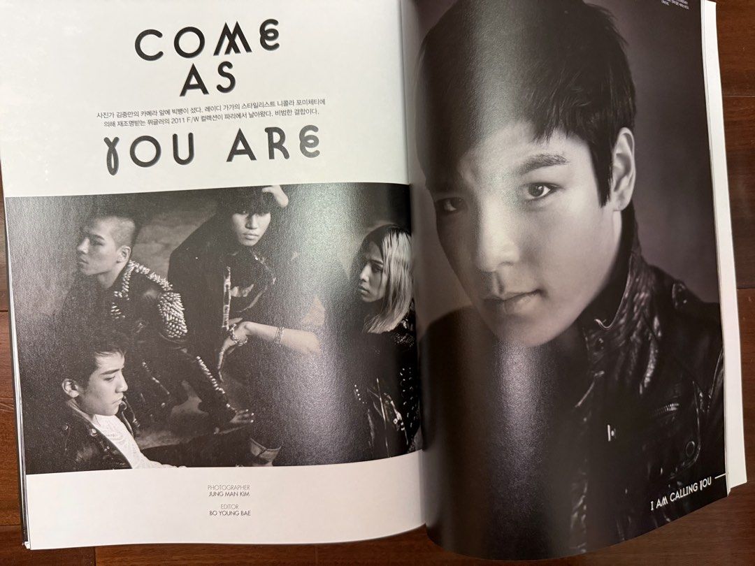 BIGBANG 2011 DAZED KOREA 雜誌GD G-Dragon 權志龍個人封面太陽TOP 大
