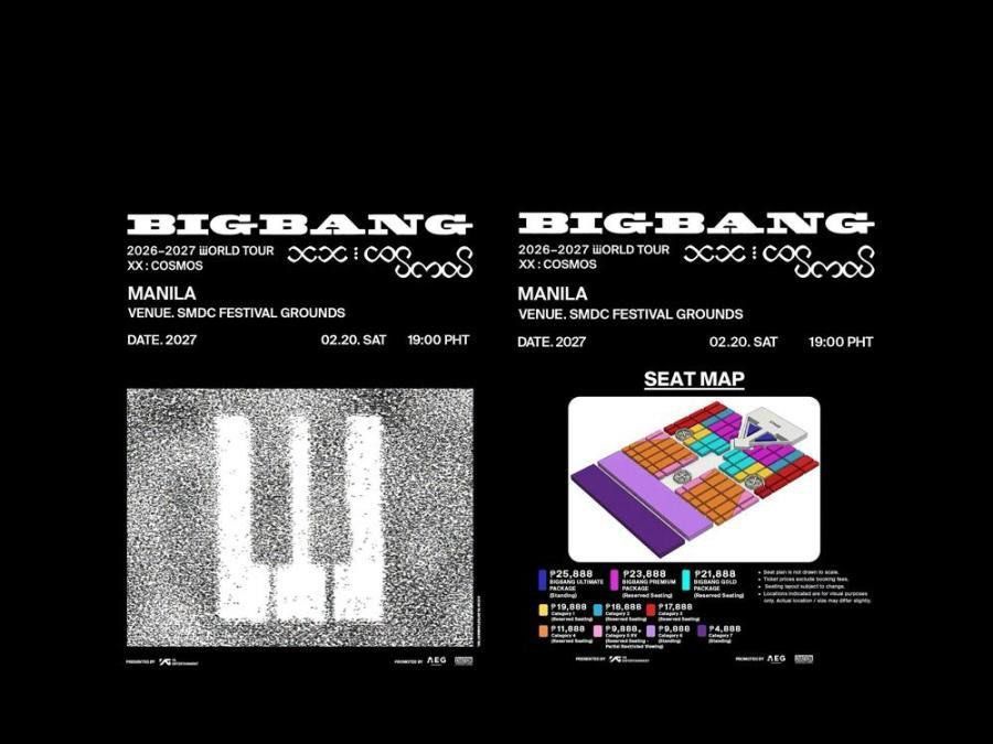 Bigbang in Manila (Category: Events Tickets) located in Manila. Submitted by sytakayama (Listing ID 1462564309, Image 1). Description: Hi! I am selling my ticket CAT 1 ticket. RFS: Managed to secure a higher tier ticket during the general sale, so I am selling my extra presale ticket. Same price lang po kahit without online fee na Ticket is under my own account. I can transfer the ticket to your account when the transfer button enable. PM if you 