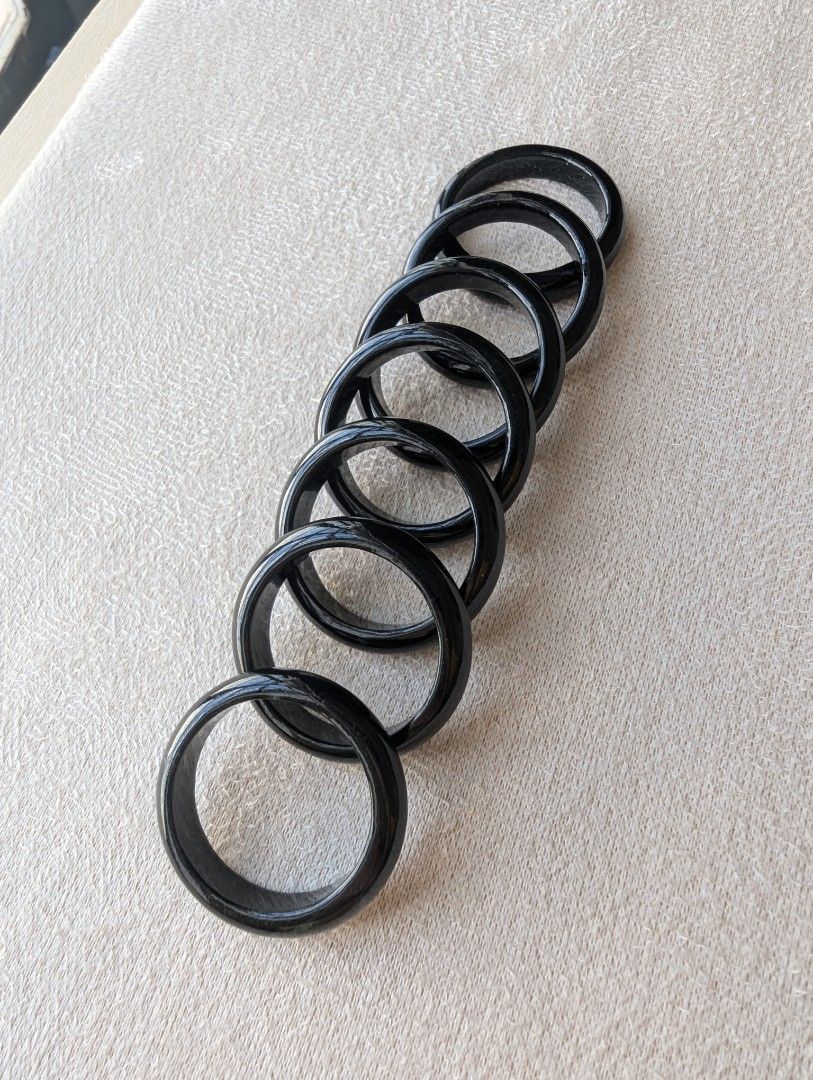 Black Jade Ring (Mo Cui) (Category: Rings) located in Marikina City. Submitted by jadeite.ph (Listing ID 1462475102, Image 1). Description: Gemstone: Black Jade (Mo Cui) Available Sizes: US 9.5 US 11 US 12 US 12.5 Payment via GCash Shipping via Lalamove, Grab or J&T. (SF will be shouldered by the buyer.) Pick Up Location: Marikina City.