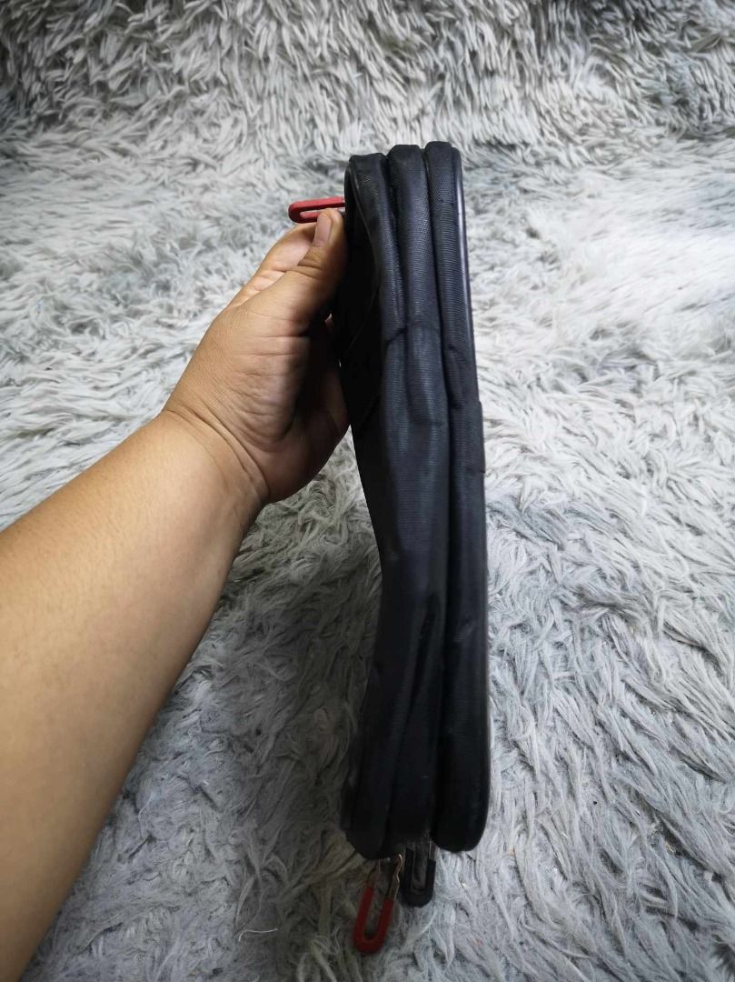 Black nylon Toiletry Pouch With Front transparent Window (Category: Looking For) located in Santa Cruz. Submitted by jmy_surplus.2 (Listing ID 1462479936, Image 2). Description: Size ; L - 6 W - 11 Color ; Black Type ; Travel organizer Brand ; No brand Material ; Nylon Style ; Zipper Closure Toiletry Pouch bag LR 129 JMY 1 Batch #221.