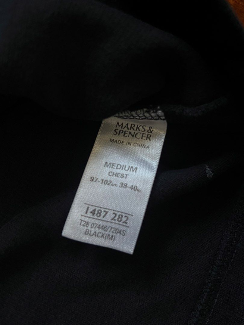 Black Quarter Zip for Men ( Marks and Spencer) (Category: Coats, Jackets and Outerwear) located in Bulacan. Submitted by _byndgrmnts (Listing ID 1462677405, Image 3). Description: Dm for more details mga tol -Item is already washed -No issues -700+ sf Dimes: 24x26.5.