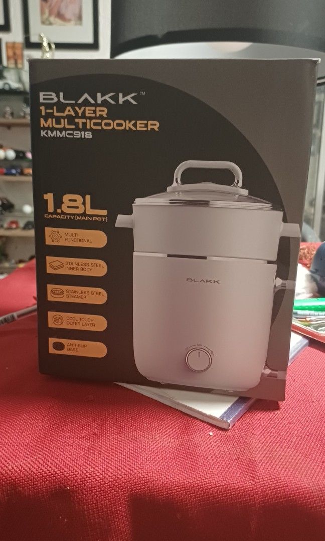 BLAKK multicooker 1.8l (Category: Cookers) located in Bacolod City. Submitted by andre_mgs (Listing ID 1462577455, Image 1). Description: Best quality, low price..