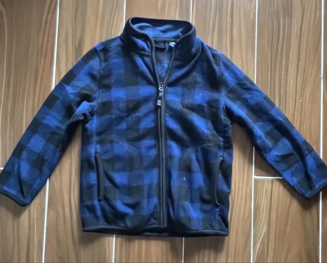 Blue and Black Plaid Fleece Jacket (Category: Coats, Jackets and Outerwear) located in Las Pinas. Submitted by chelcie.sindhy (Listing ID 1462458497, Image 1). Description: - Cozy fleece jacket - Classic blue and black buffalo plaid pattern - Full zip front with stand-up collar - Two convenient side pockets - Ideal for layering during cooler weather - Made with soft and warm material.